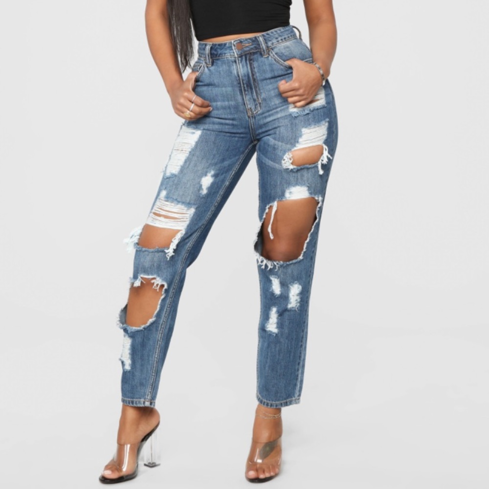 FashionNova Janelle Boyfriend Jeans